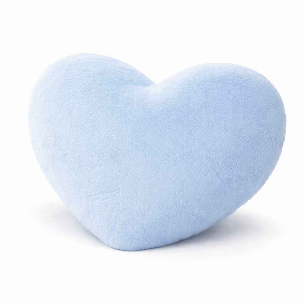 Plüss „Szív” párna rövid szőrrel - A8